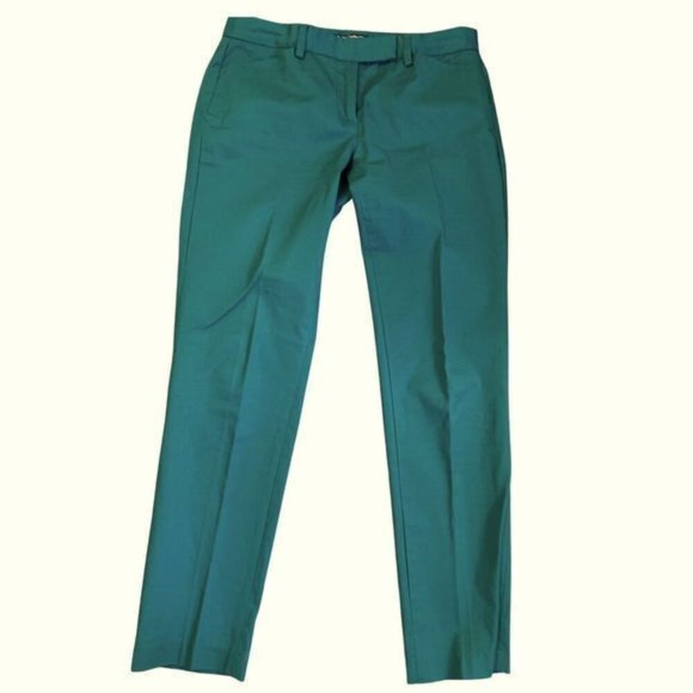 Dahlia Collection Green Ankle Pant - 2 green , cotton spandex
